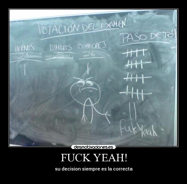 FUCK YEAH! -
