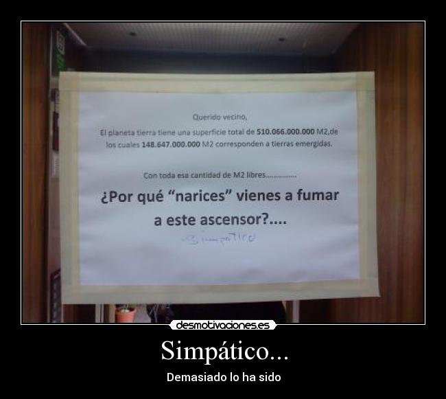 Simpático... -
