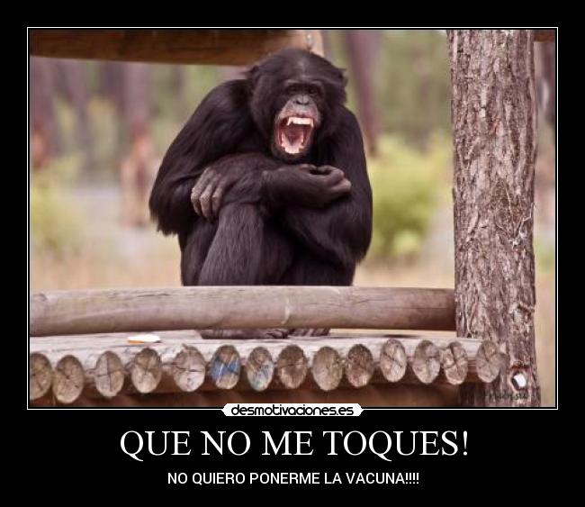QUE NO ME TOQUES! - NO QUIERO PONERME LA VACUNA!!!!