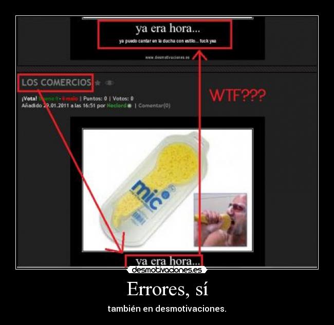 Errores, sí -