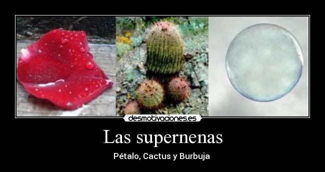 Las supernenas - Pétalo, Cactus y Burbuja