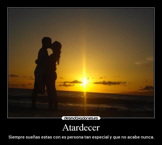 Atardecer -