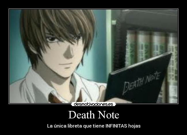 Death Note - La única libreta que tiene INFINITAS hojas