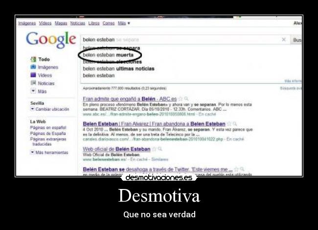 carteles belen esteban muerta desmotivaciones
