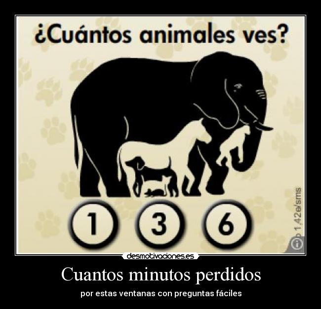 Cuantos minutos perdidos - 