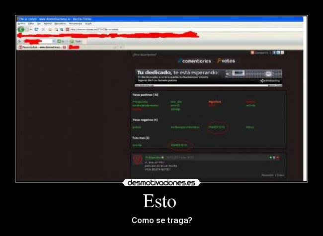 Esto - Como se traga?