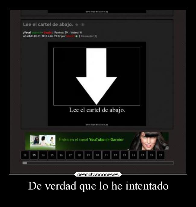 De verdad que lo he intentado - 