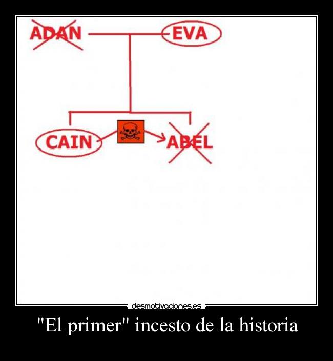 El primer incesto de la historia -