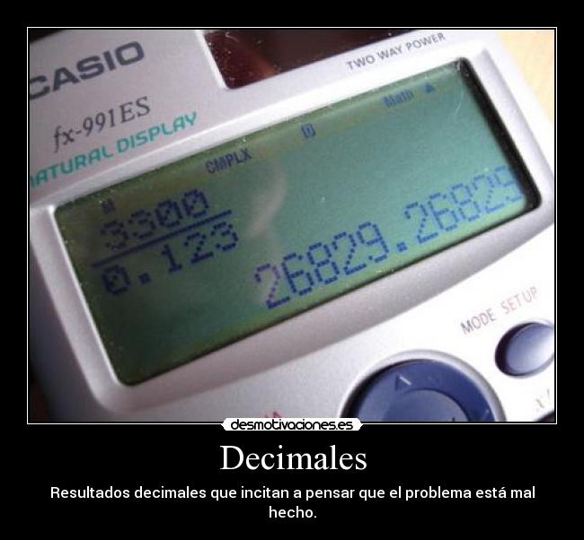 Decimales -