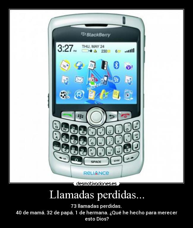 Llamadas perdidas... -