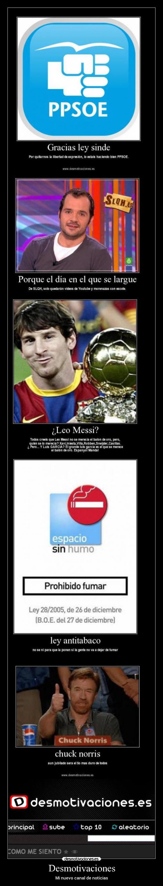 Desmotivaciones - Mi nuevo canal de noticias