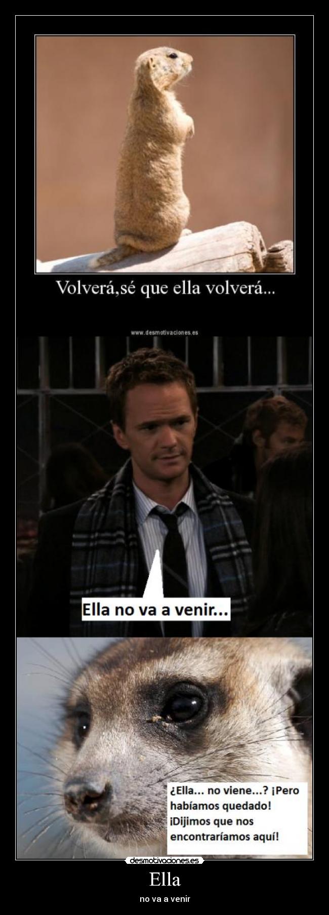 carteles ella venir barney stinson desmotivaciones