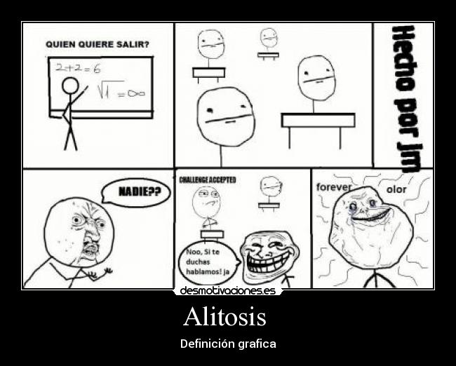 Alitosis - Definición grafica