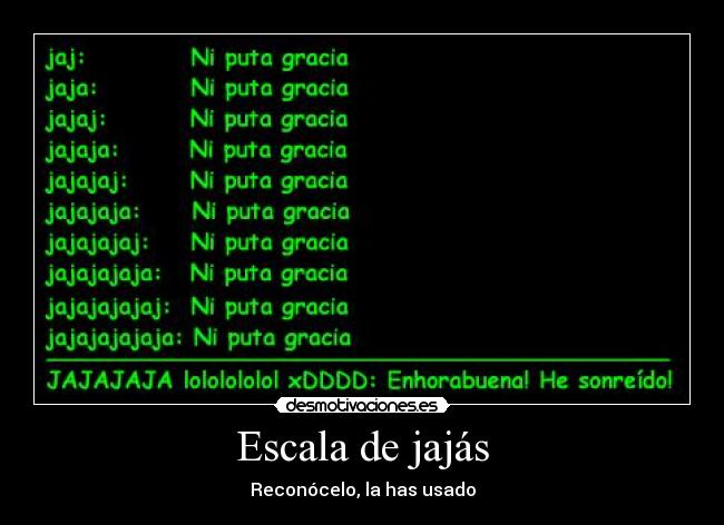 carteles escala desmotivaciones