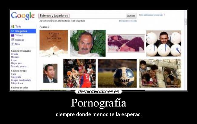 Pornografía - siempre donde menos te la esperas.