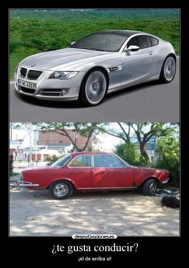 ¿te gusta conducir? -