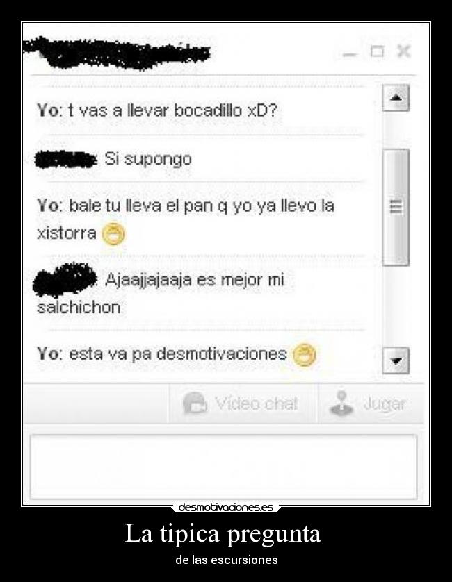 carteles escursion xistorra salchichon desmotivaciones