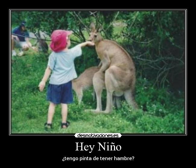 Hey Niño - ¿tengo pinta de tener hambre?