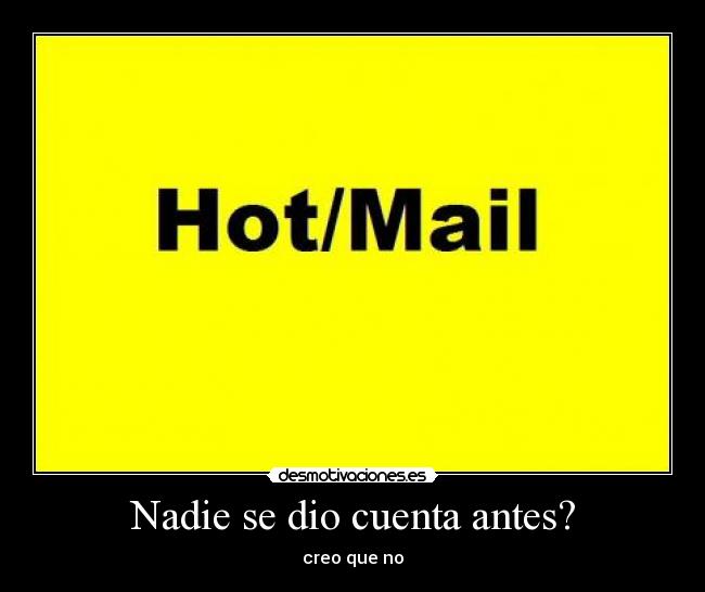 Nadie se dio cuenta antes? - 