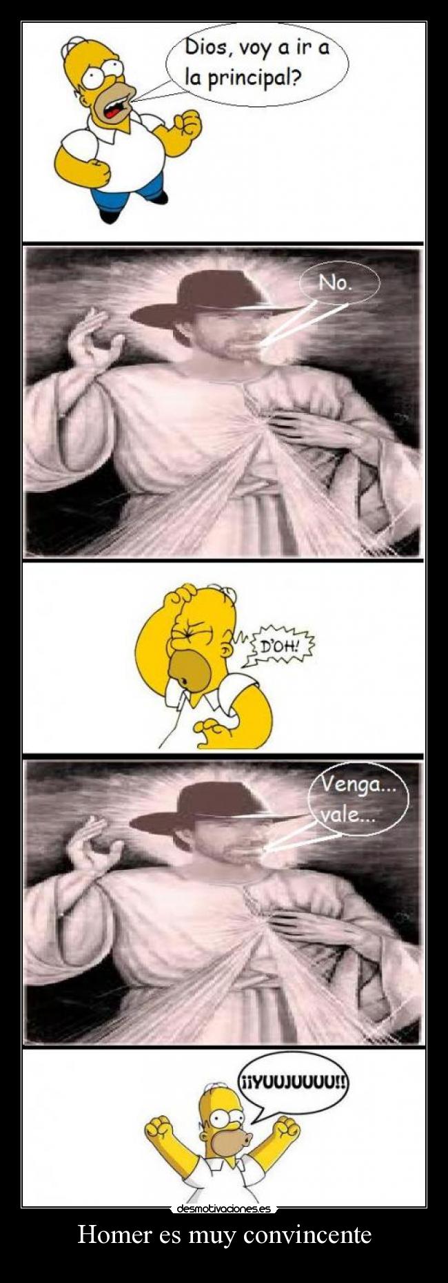 Homer es muy convincente -