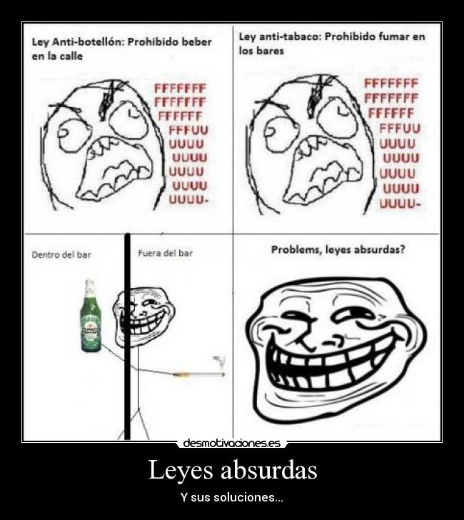 Leyes absurdas - Y sus soluciones...