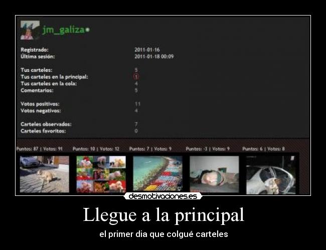 Llegue a la principal -