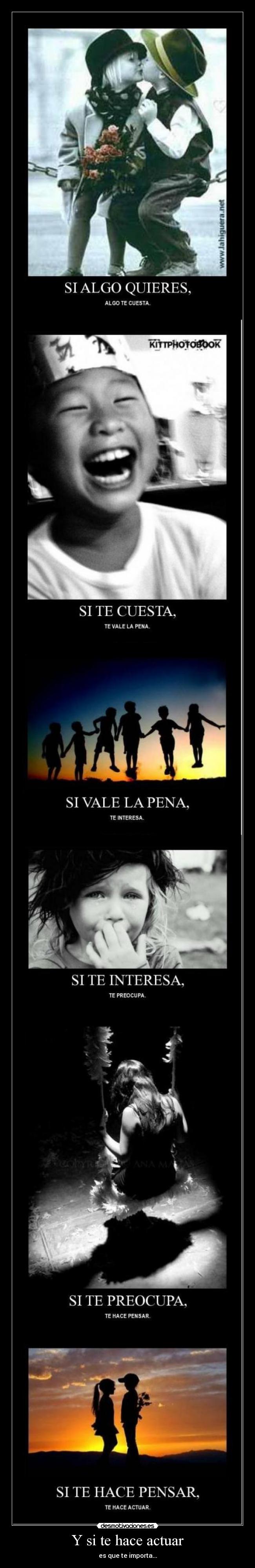 Y si te hace actuar - 