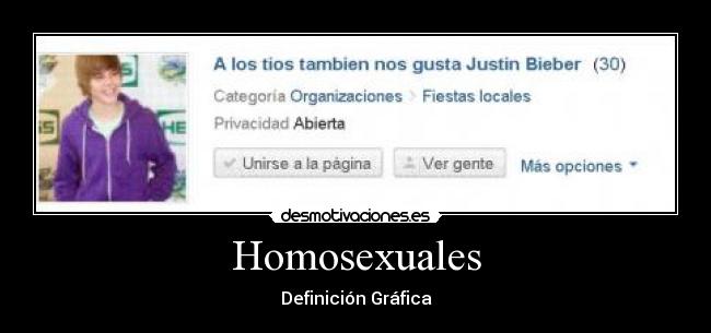 Homosexuales - Definición Gráfica