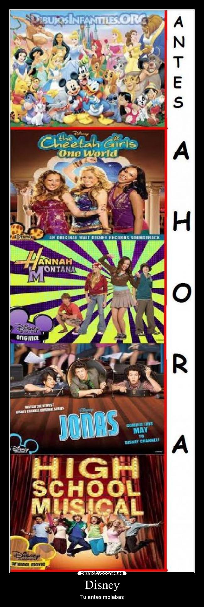 Disney - Tu antes molabas