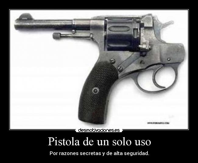 Pistola de un solo uso -