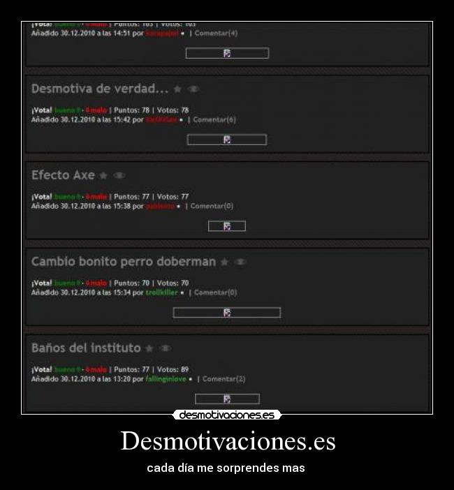 Desmotivaciones.es - cada día me sorprendes mas