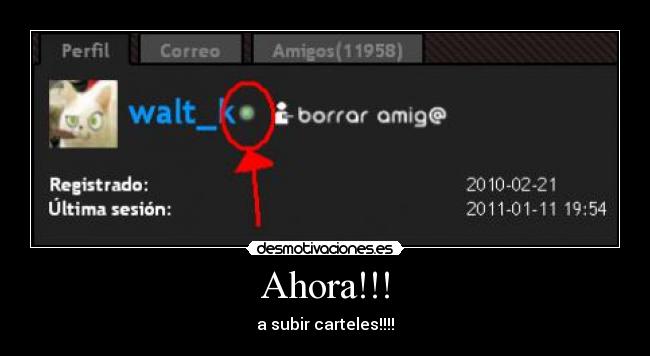 Ahora!!! - a subir carteles!!!!