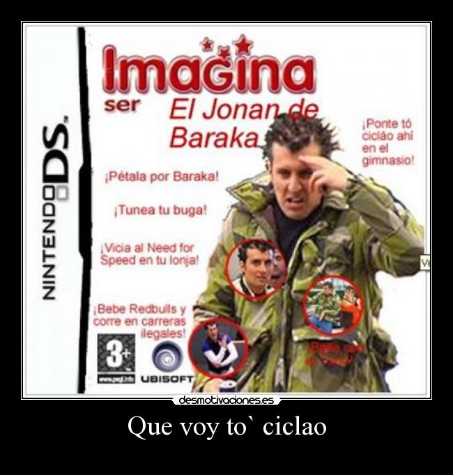 Que voy to` ciclao -