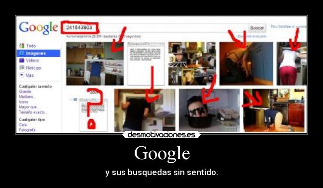 Google - y sus busquedas sin sentido.