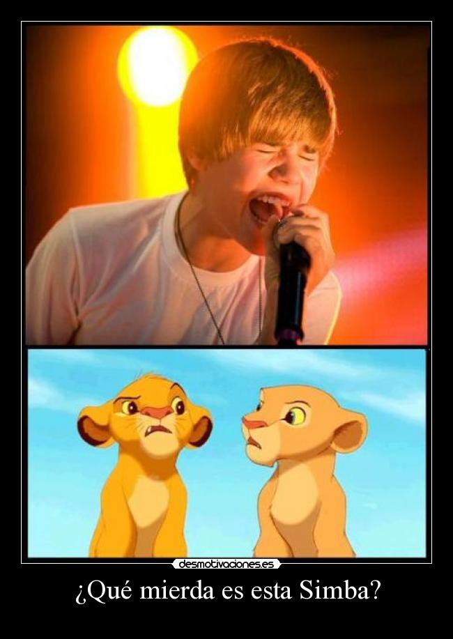 ¿Qué mierda es esta Simba? -