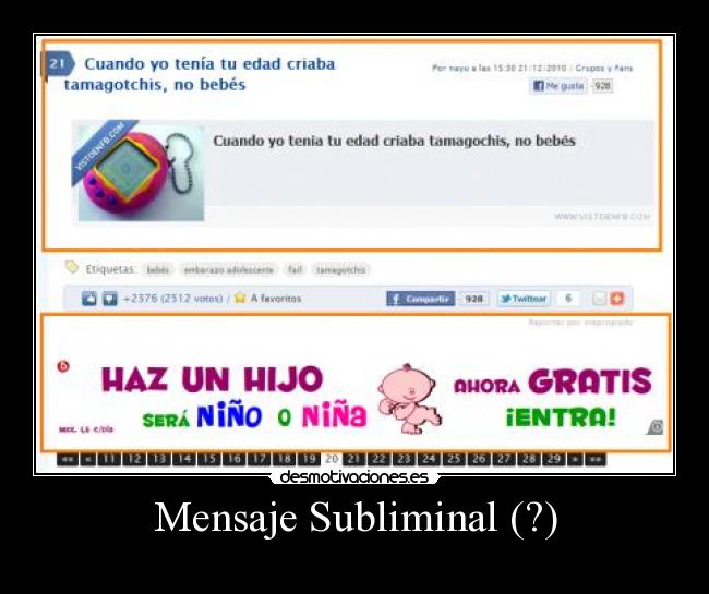 Mensaje Subliminal (?) -
