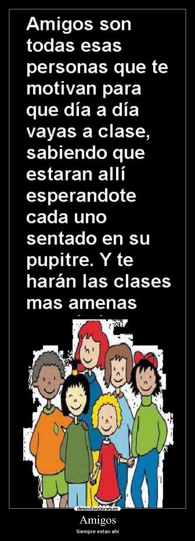 carteles amigos amigos desmotivaciones