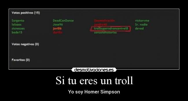 Si tu eres un troll - Yo soy Homer Simpson