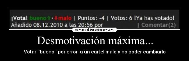 carteles desmotivacion maxima  desmotivaciones