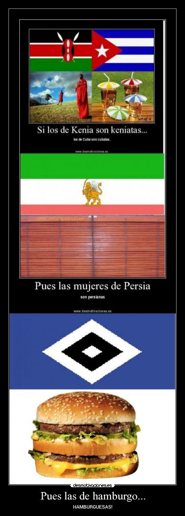 Pues las de hamburgo... -