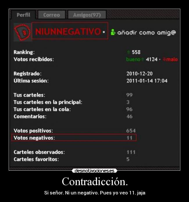 Contradicción. -