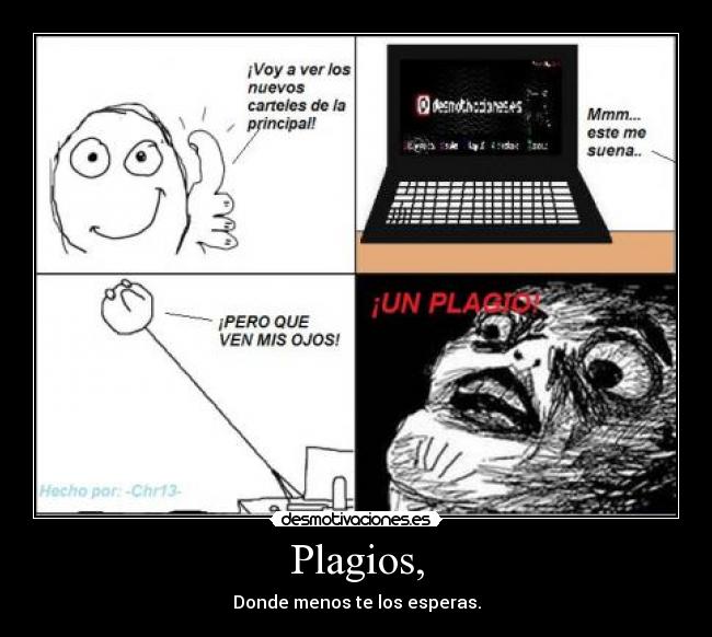 Plagios, - Donde menos te los esperas.