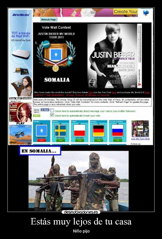 Estás muy lejos de tu casa - Niño pijo