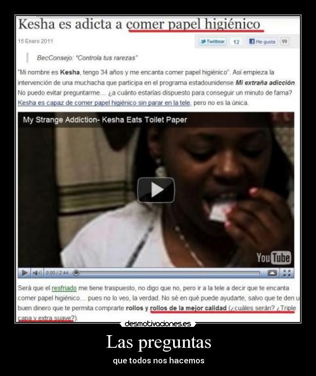 Las preguntas - que todos nos hacemos