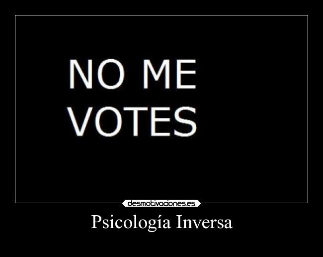 Psicología Inversa -