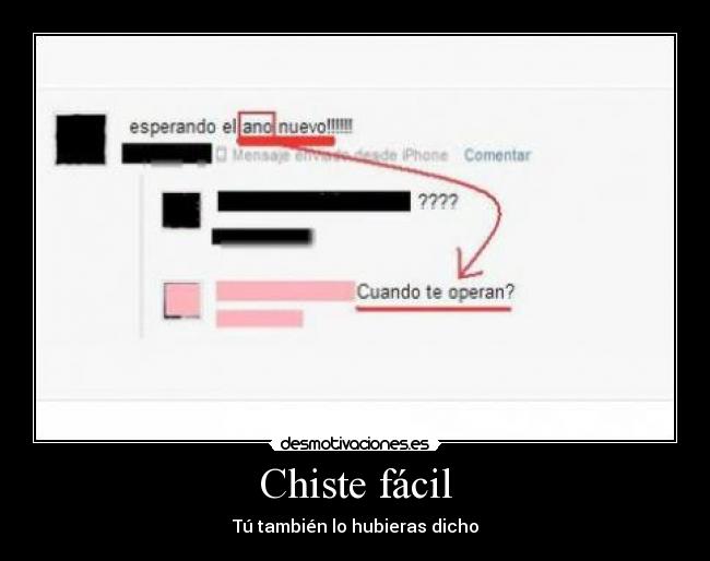 Chiste fácil - Tú también lo hubieras dicho