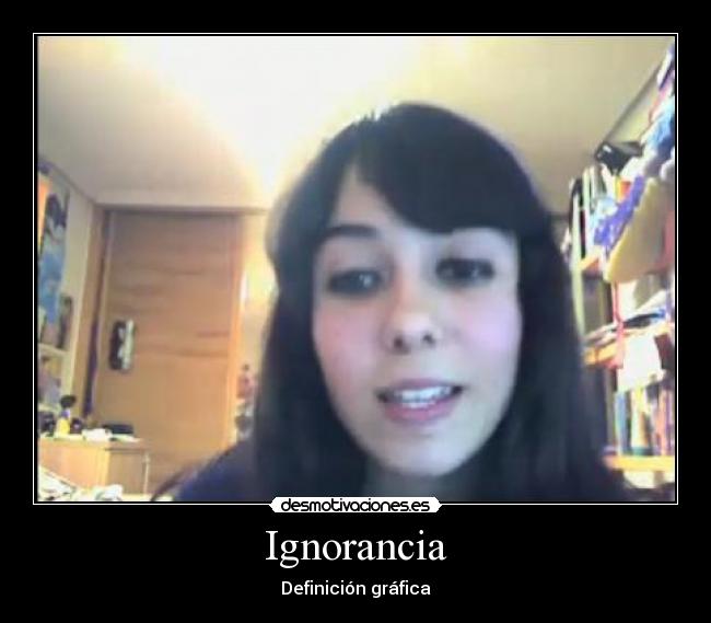 Ignorancia - Definición gráfica