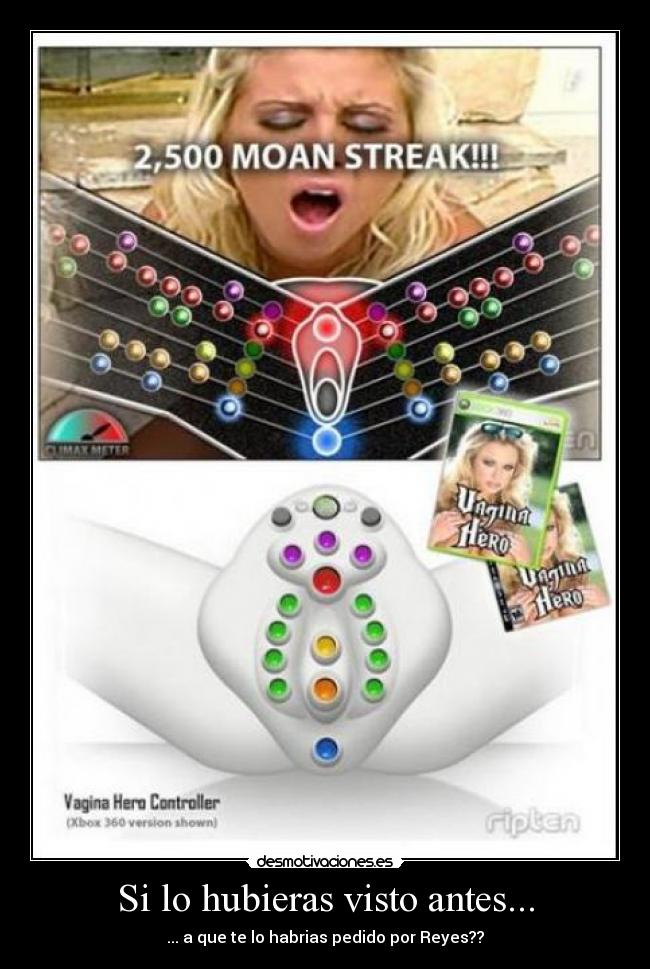 Si lo hubieras visto antes... - ... a que te lo habrias pedido por Reyes??