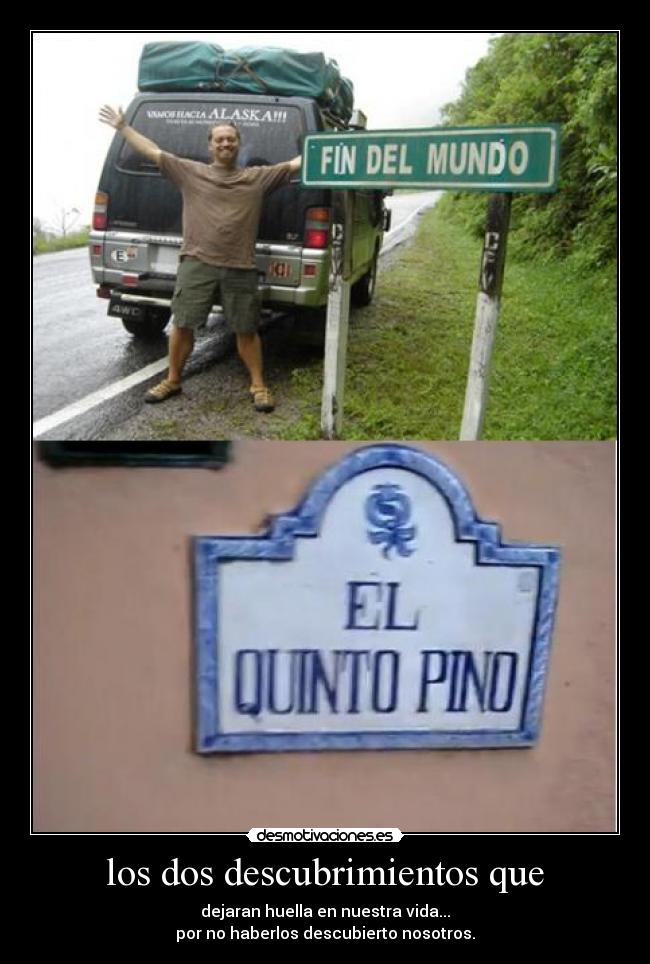 los dos descubrimientos que -