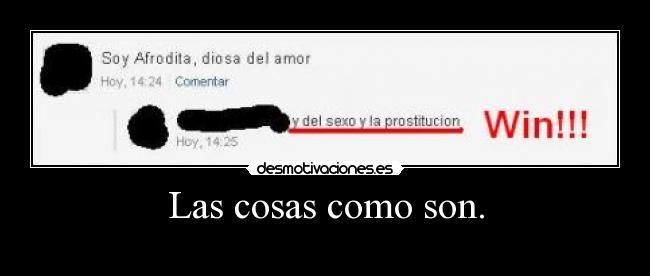 Las cosas como son. - 